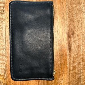 Coach small zipper makeup pouch